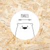 Sticker Knuffelberen 30mm