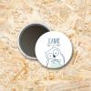 Magneet 37mm baby uiltje jongen