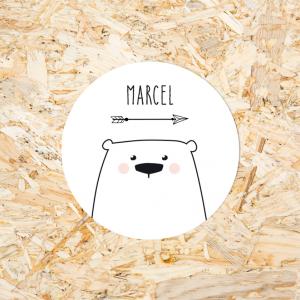 Sticker Knuffelberen 30mm