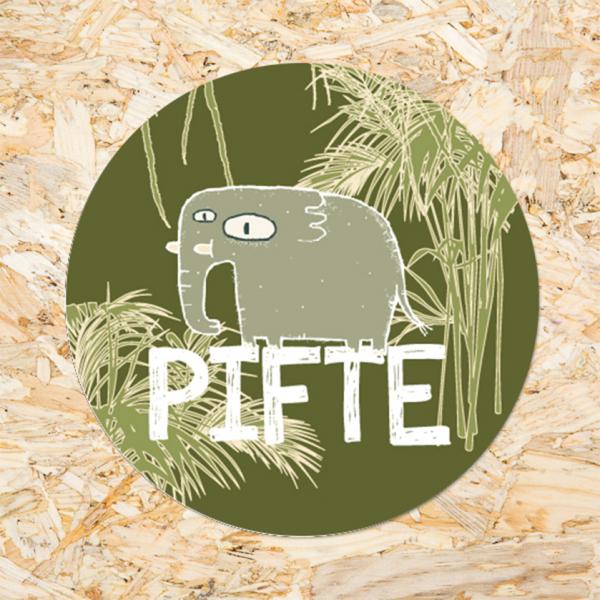 Sticker 40 mm jungle