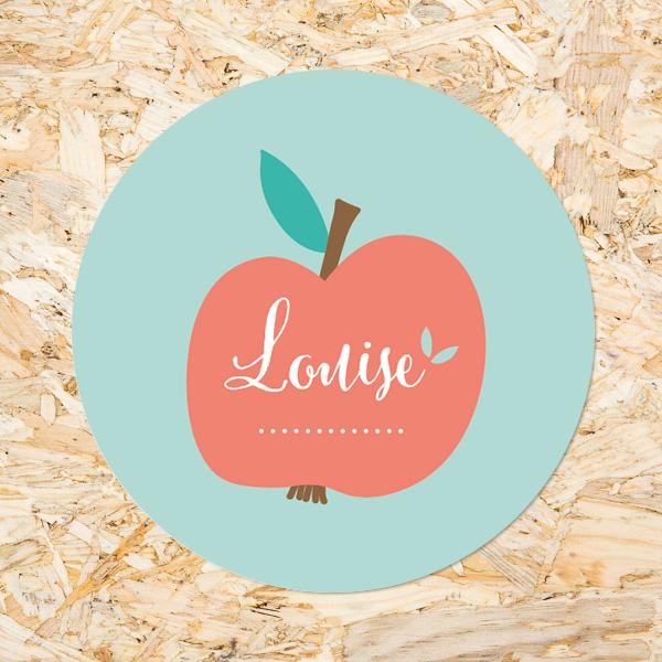 Sticker Appeltje 40mm