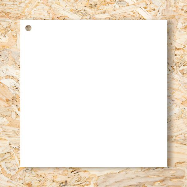 Enkel label 40x40 mm