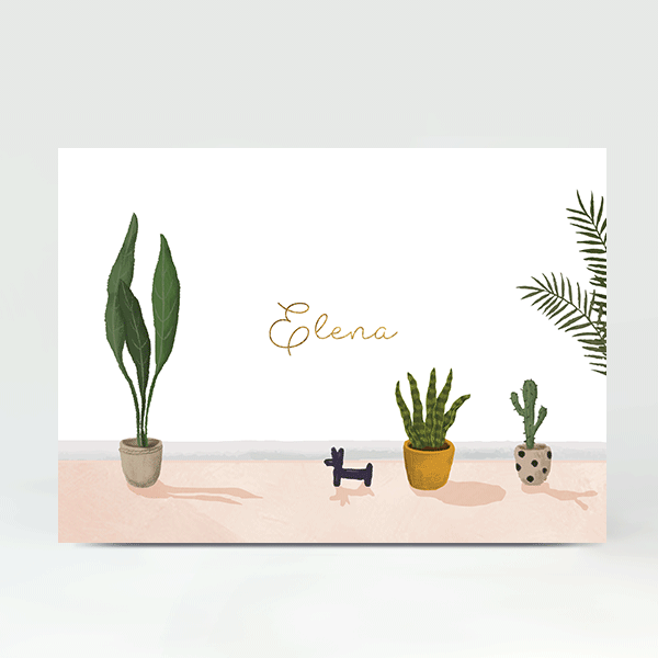 GB041 Geboortekaartje Elena