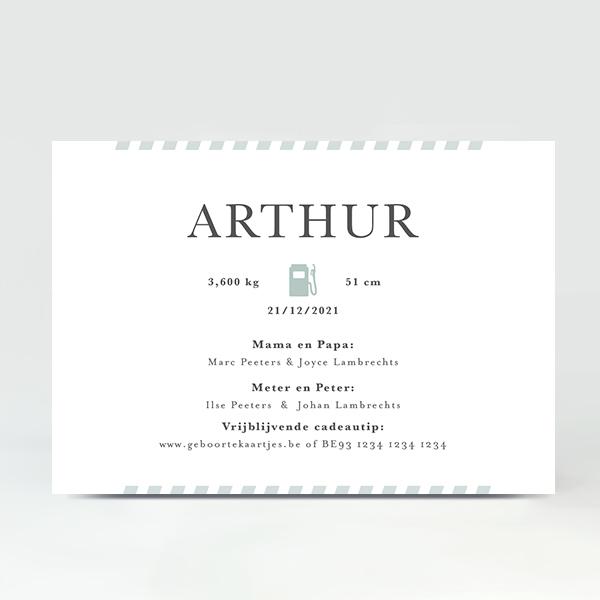 GB053 Geboortekaartje Arthur
